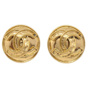CHANEL 1994 Round Earrings Small