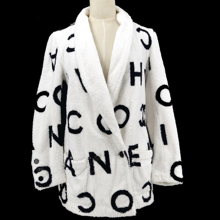 Chanel * Cruise 1993 spring logo-print double-breasted jacket