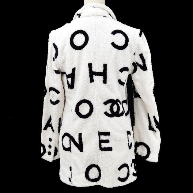 CHANEL 1988 CC logo-print hoodie #L