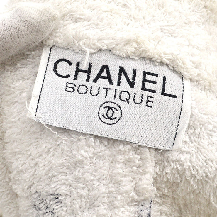 ★Chanel * 1993 Terry Cloth Double Breched Jacket White