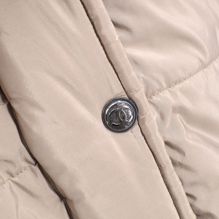 Chanel 1996 fall logo-tape puffer jacket #38