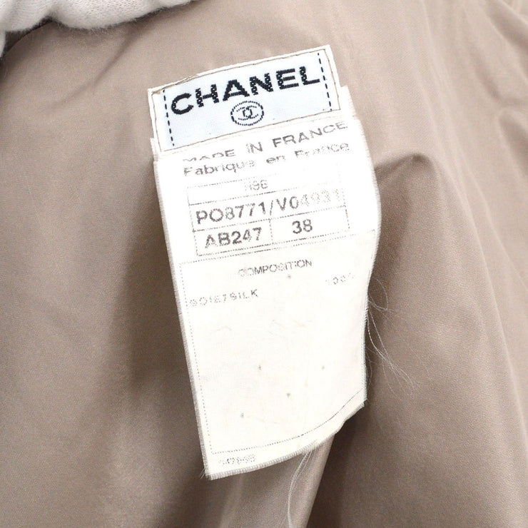 Chanel 1996 fall logo-tape puffer jacket #38