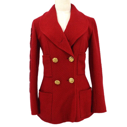 Chanel * Fall 1993 logo double-breasted tweed jacket