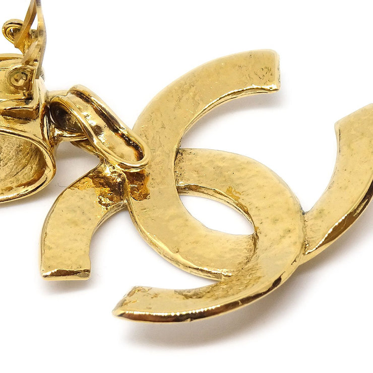 CHANEL 1994 Quilted CC Dangling Earrings Clip-On Gold Small – AMORE Vintage  Tokyo