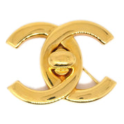 Chanel Triwlock Brouch Gold 96p