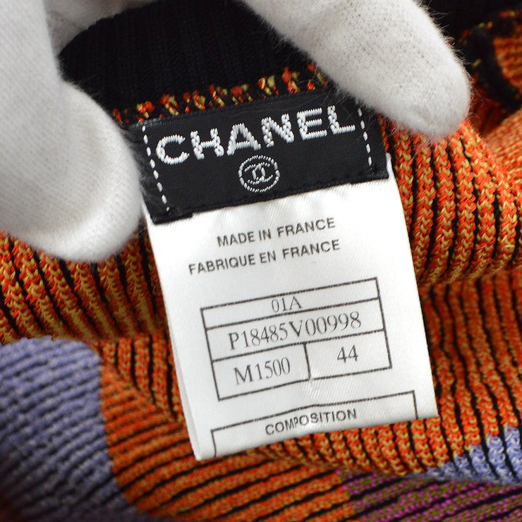 Chanel 2001 letter embroidery V-neck jumper #44