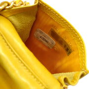 Chanel 1996-1997 Timeless Key Case Yellow Caviar