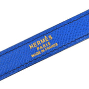 HERMES Kelly Bag Strap Courchevel Blue France