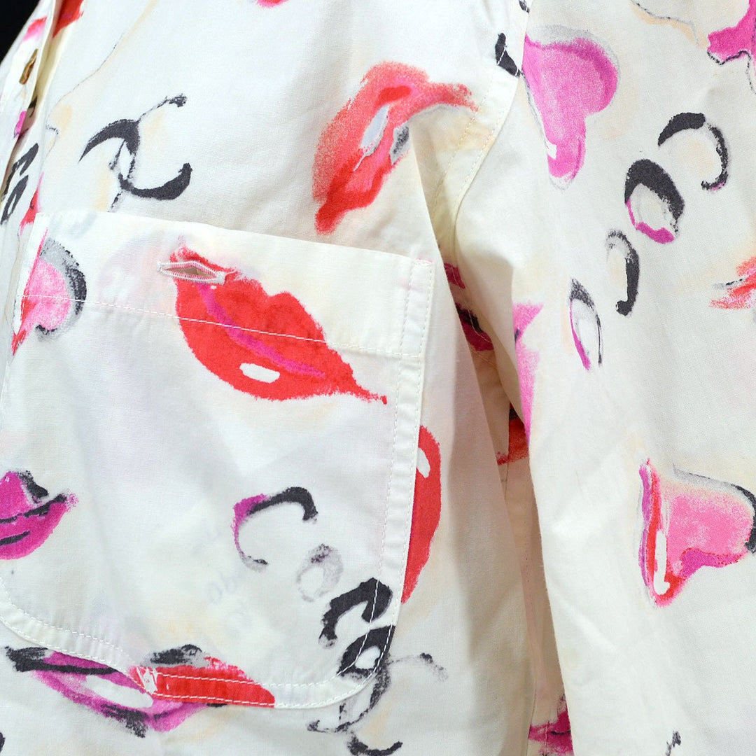 Chanel 1995 lip-print button-up shirt – AMORE Vintage Tokyo