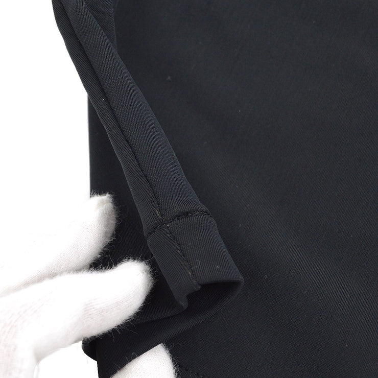 CHANEL 1995 Spring black CC cropped top #40