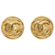 CHANEL 1994 Round Earrings Small