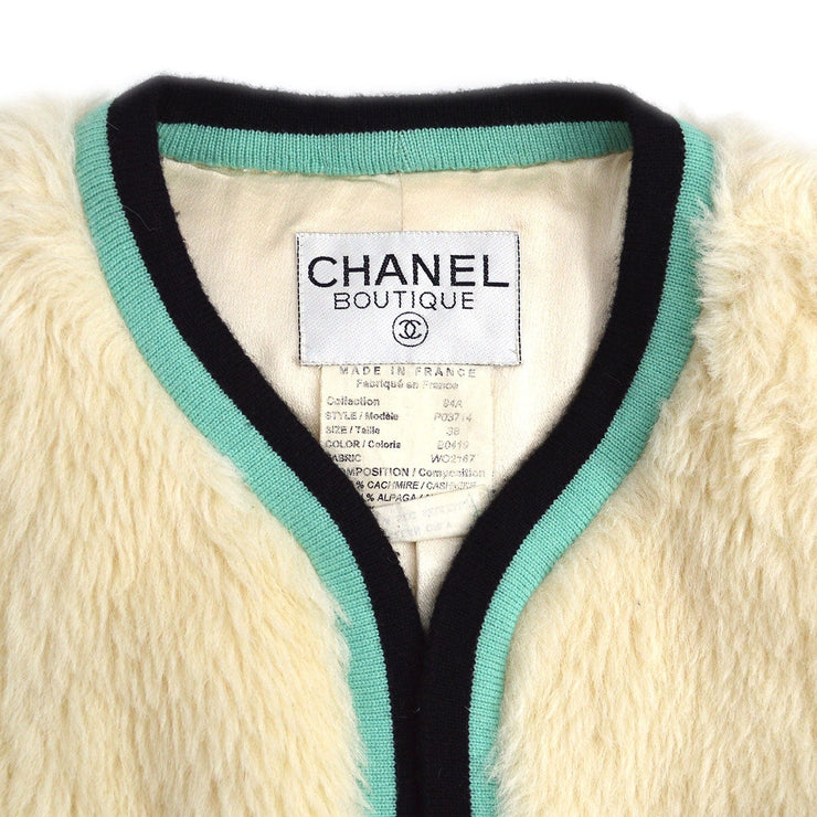 CHANEL * 1994 collarless open jacket #38 – AMORE Vintage Tokyo
