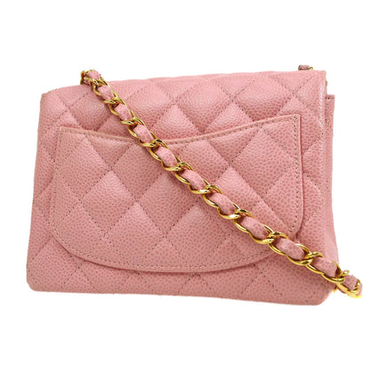 CHANEL * 2004-2005 Classic Square Mini Pink Caviar