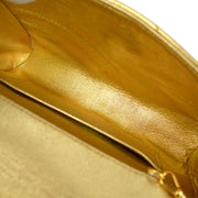Chanel 1991-1994 Christal＆Gold CC斜めのイブニングバッグ