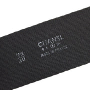 CHANEL 1994 GI Belt Black Gold  #75