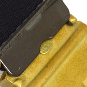 CHANEL 1994 GI Belt Black Gold  #75