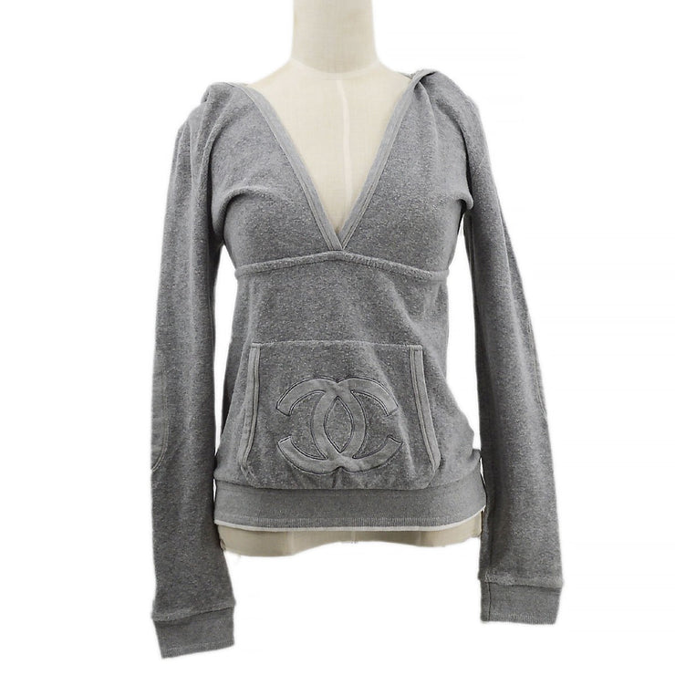CHANEL 2009 CC stitch hooded top #38 – AMORE Vintage Tokyo