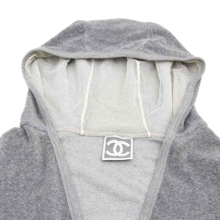 CHANEL 2009 CC stitch hooded top #38