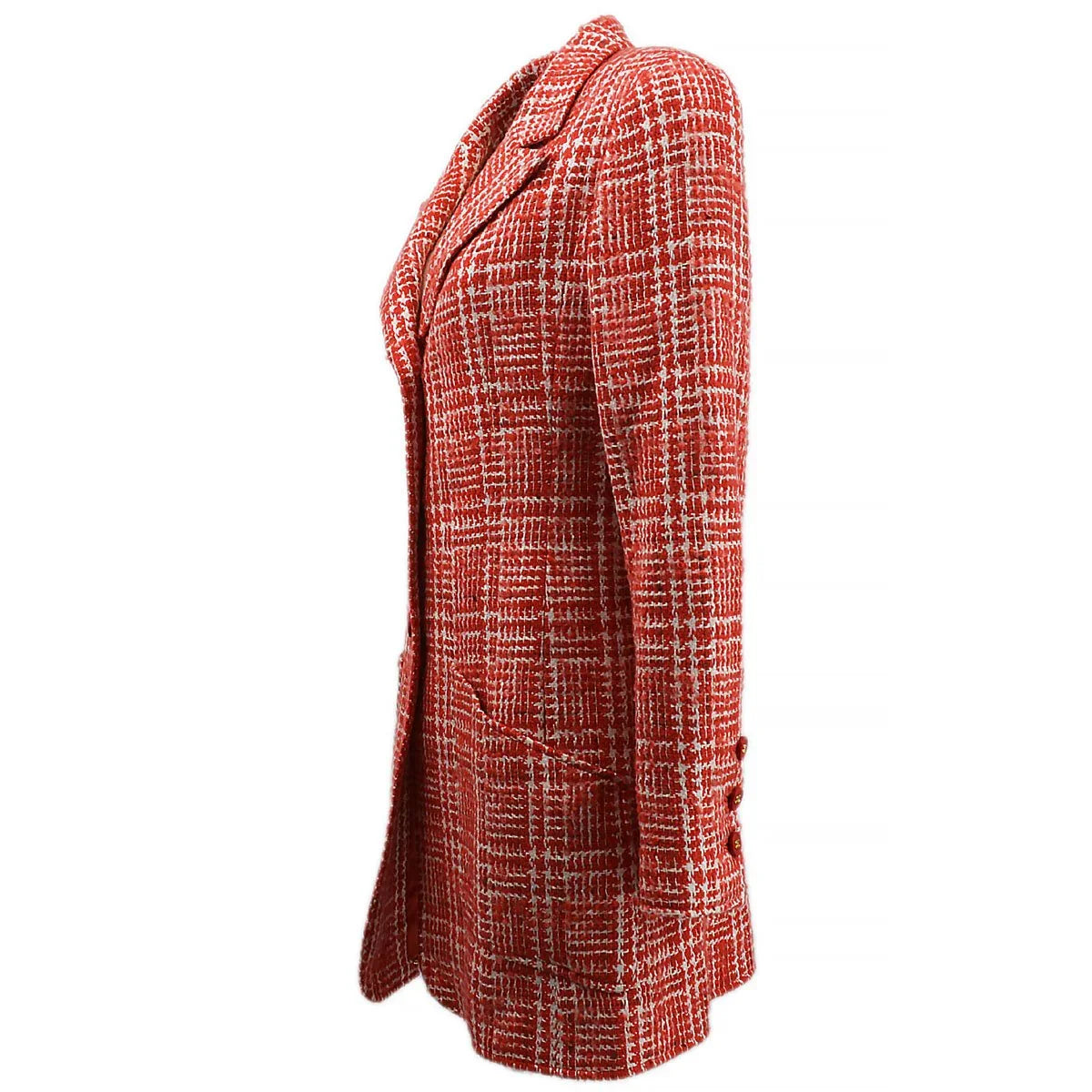 Chanel 1997 Checked Tweed Jacket #36