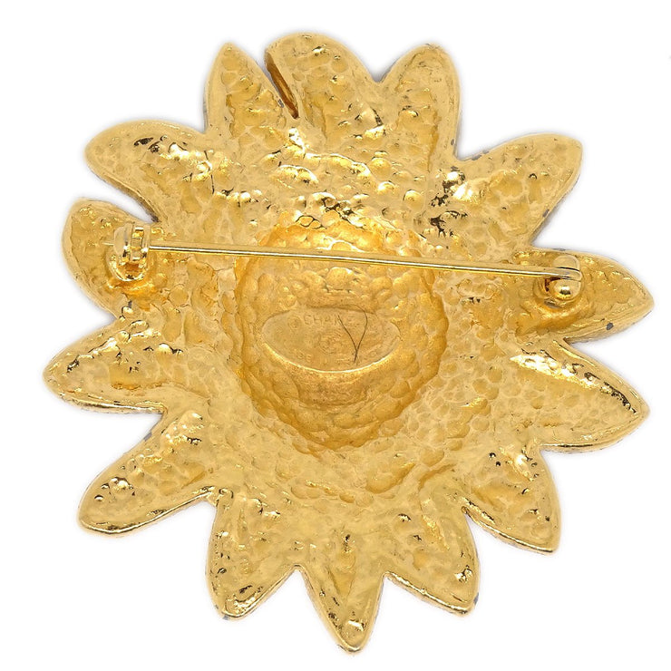 CHANEL Lion Brooch Gold