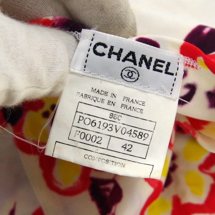Chanel 1996 stretch floral mini dress #42