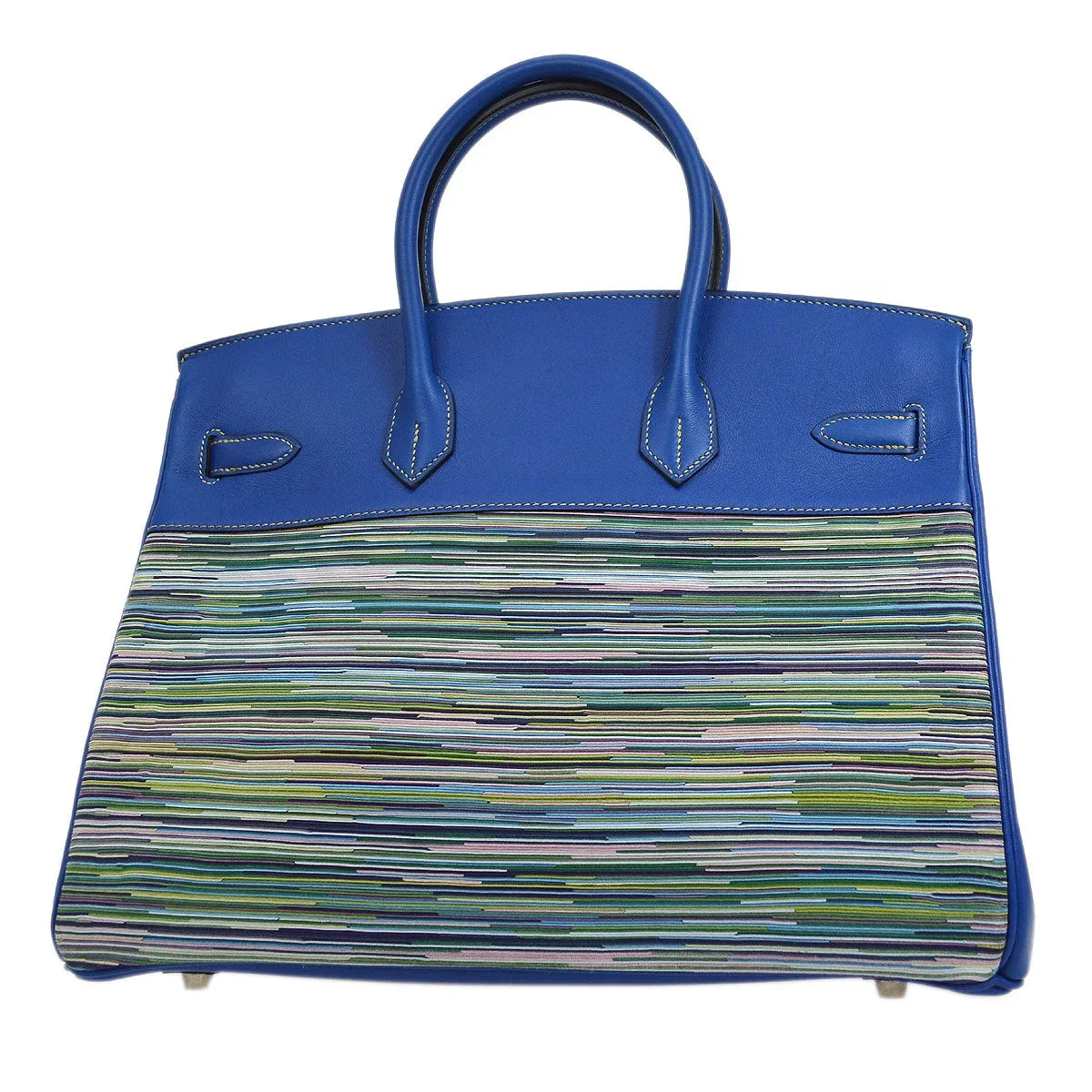HERMES 2002 Birkin 35 Vibrato Blue France