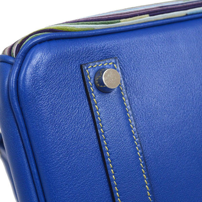 HERMES 2002 Birkin 35 Vibrato Blue France