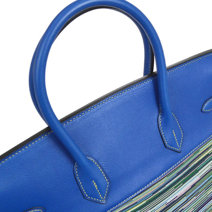 HERMES 2002 Birkin 35 Vibrato Blue France