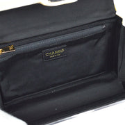Chanel 2000-2001モノクロアクリルショルダーバッグ小さい
