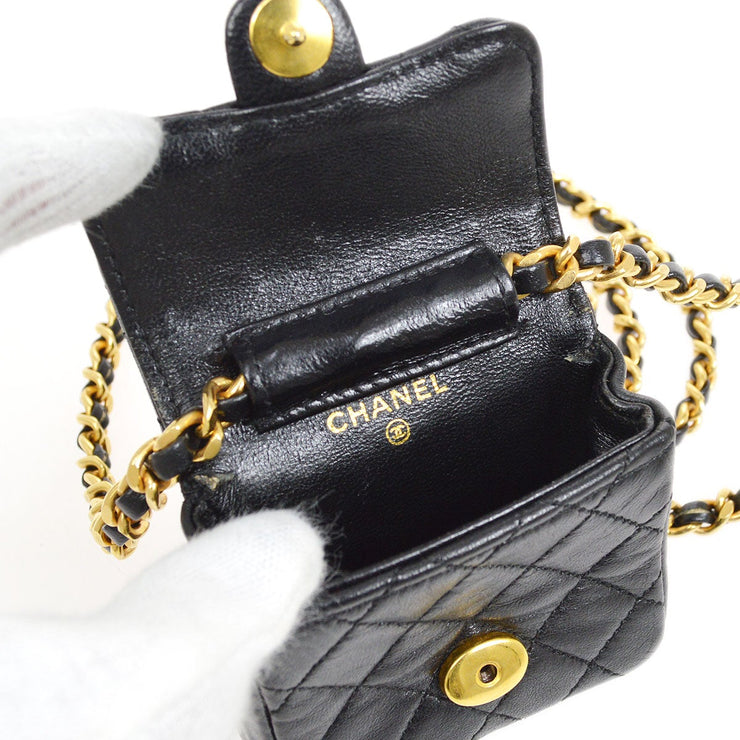Chanel 1989-1991 Classic Flap Micro Black Lambskin – AMORE Vintage Tokyo
