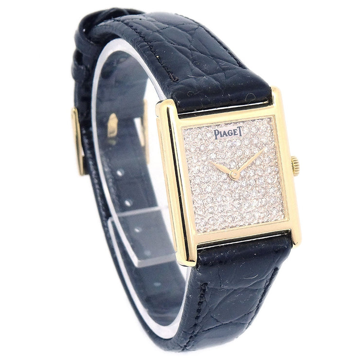 PIAGET Tradition Manual Wind Watch 18KYG Diamond