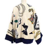 CHANEL 1994 Spring signature motif print bathrobe-style jacket #38
