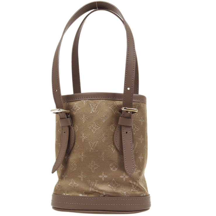 Louis Vuitton 2001 Monogram Satin Little Bucket M92145