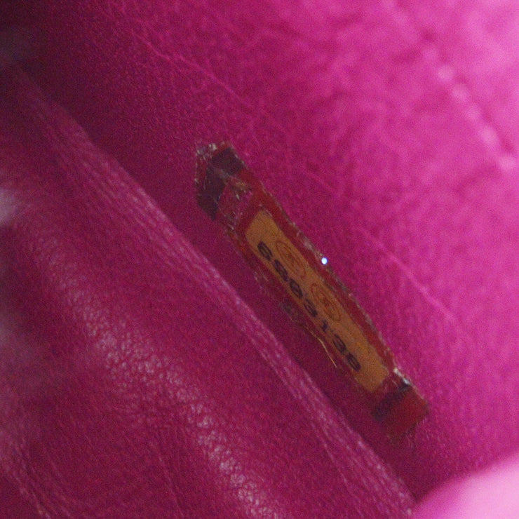 CHANEL 2001 Shoulder Bag Mini Pink Pony Fur