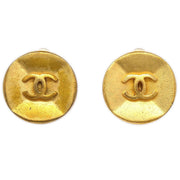 CHANEL 1994 Earrings Gold Clip-On