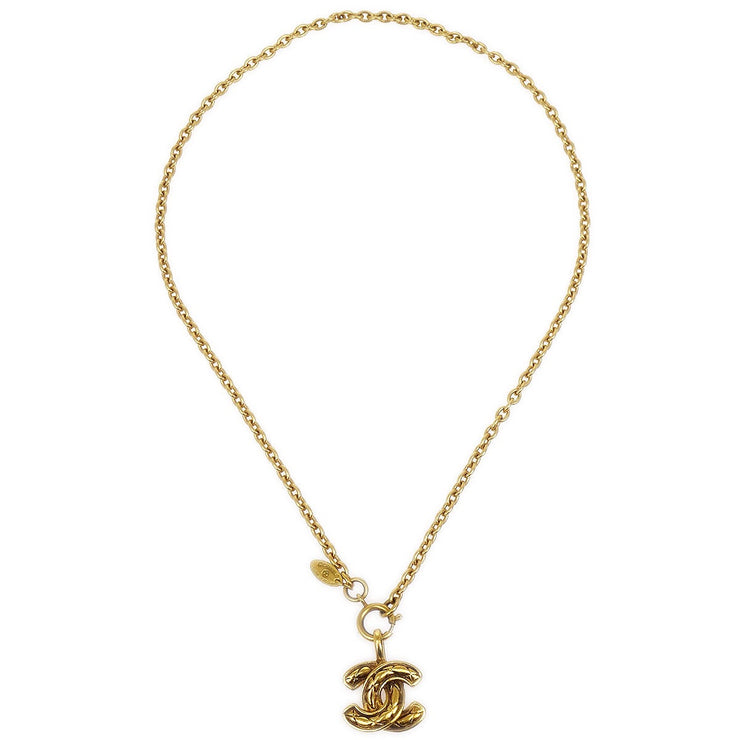 Chanel Quilted CC Chain Necklace 3858