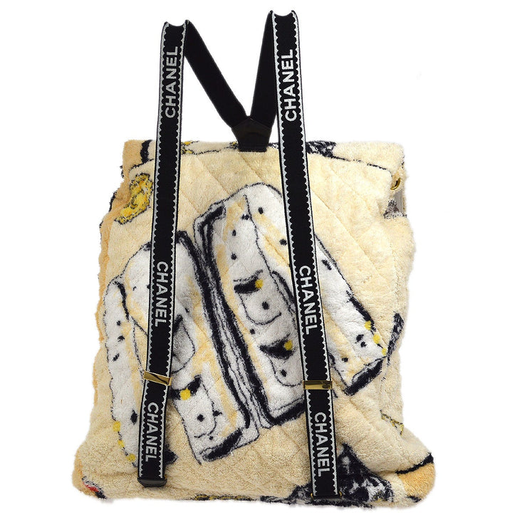 CHANEL 1994 Terry Cloth Backpack – AMORE Vintage Tokyo