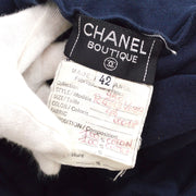 Chanel 1995刺繍インターロックCCジャンパー＃42