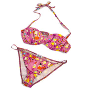CHANEL 2001 Bikini Swimwear Swimsuit Pink #38