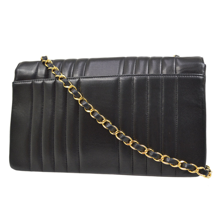 Chanel 1991-1994垂直クラシックシングルフラップ媒体