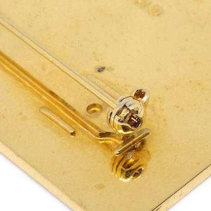 CHANEL Plate Brooch Gold