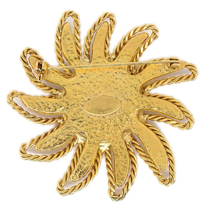 Chanel Sun Brooch Gold 94A