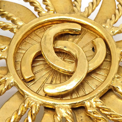 Chanel Sun Brooch Gold 94A