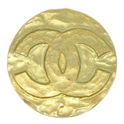 CHANEL Medallion Brooch Gold 95P