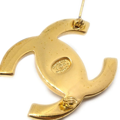 CHANEL 1996 CC Turnlock Brooch Gold 96P