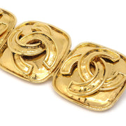 Chanel 1994 Triple CC Logos Brooch Gold