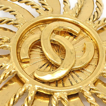 CHANEL 1994 Sun Brooch Gold