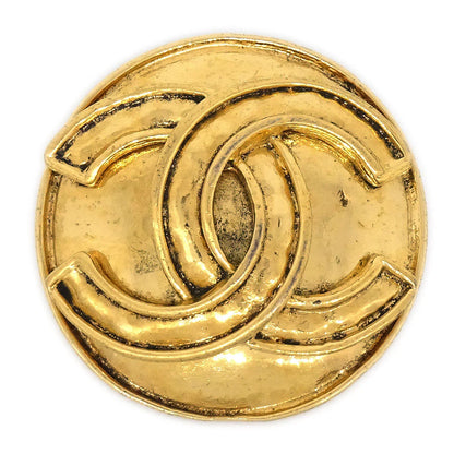 CHANEL Medallion Brooch Gold 94P