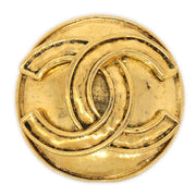 CHANEL Medallion Brooch Gold 94P