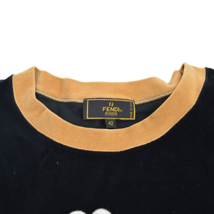FENDI FF patch long-sleeved T-shirt and skirt set #42 #40